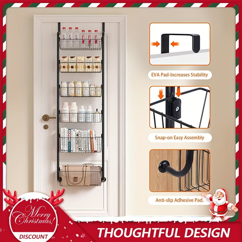 6层门后壁橱整理架,家庭必备