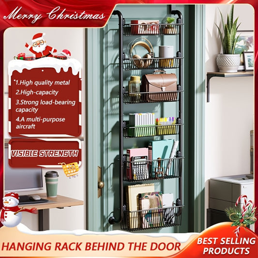 6层门后壁橱整理架，家庭必备