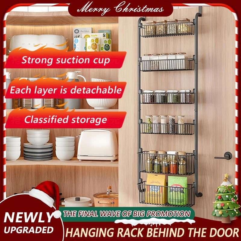 6层门后壁橱整理架，家庭必备